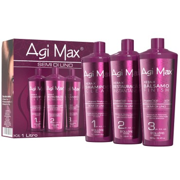 Agi Max Brazilian Natural Keratin Hair Treatment K...