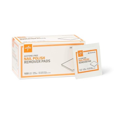 Medline Pad, Remover, Nail Polish (Pack of 100)...