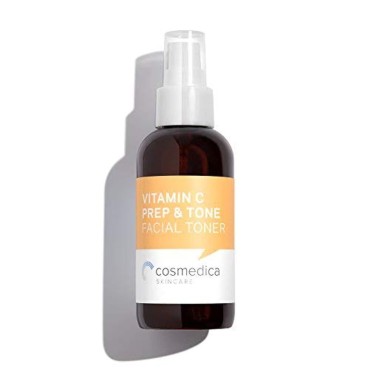 Vitamin C Prep & Tone (4oz) Facial Toner and Prep, Minimize Pores and Remove Excess Dirt, Oil, and Make-Up-- Best Vitamin C for Skin