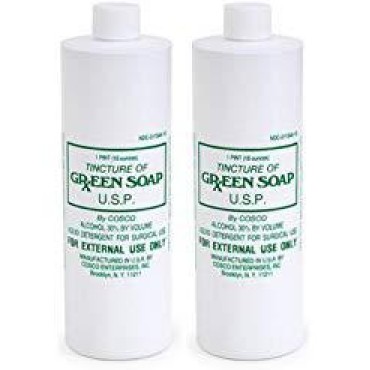 Cosco green soap 2 X 8 Ounce Pure Green Soap Tattoo Medical Supply 8oz Bottle, 8 Fl Ounce