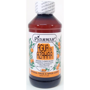Agua De Azahar 4 Oz. Orange Flower-Blossom Water...