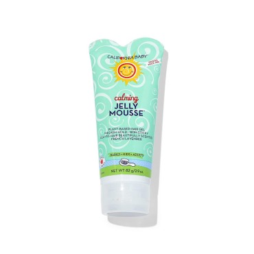 California Baby Calming Jelly Mousse Hair Gel | 100% Plant-Based (USDA Certified) | Kids Hair Gel | Medium-Hold | Lavender Scent | Allergy Friendly | Non-Sticky Baby Hair Gel | 82 g / 2.9 oz.