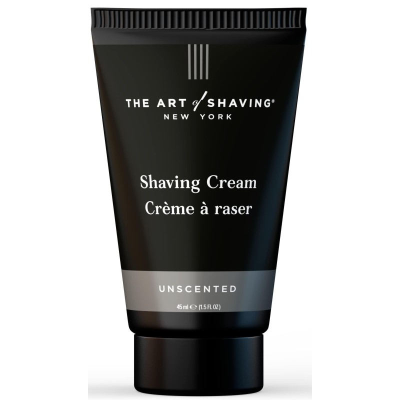 The Art of Shaving Shaving Cream for Men - Shaving Cream Mens Beard Care, Protects Against Irritation and Razor Burn, Unscented, 1.5 Fl Oz (Pack of 1)