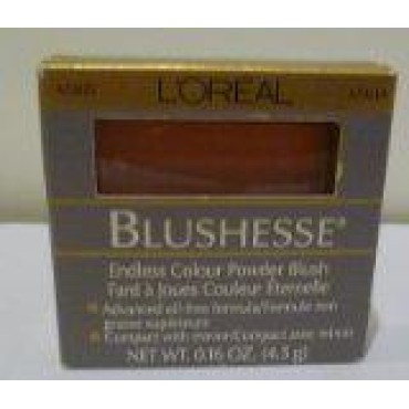 L'oreal Blushesse Endless Colour Powder Blush .16 Oz - Azalea