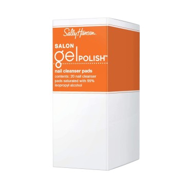 Sally Hansen Pro-Gel Cleanser Pads, 20 count (Pack of 1)