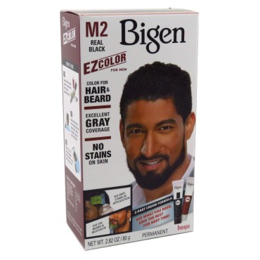 BIGEN Hoyu Ezcolor for Men, Real Black M2...