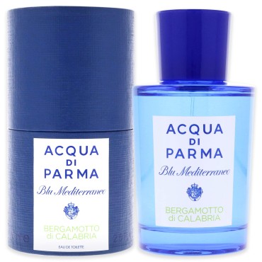 Acqua Di Parma Blu Mediterraneo Bergamotto Di Calabria Eau De Toilette Spray, Clear, Citrus Fruits, 2.5 Fl Oz