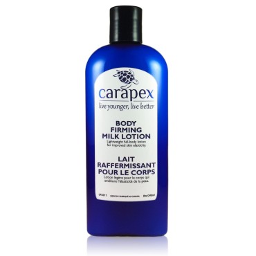 Carapex Body Firming Milk Lotion, Non Greasy, Anti-aging, Tightening, Hydrating, Natural for Dry and Sensitive Skin, Unscented, 8oz (Single)