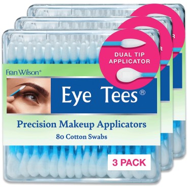 Fran Wilson EYE TEES COTTON TIPS 80 Count (3 PACK)...