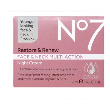 No7 Restore and Renew Night Cream - 1.6 oz by Boots
