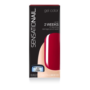 Sensationail Gel Polish, 0.25 oz, Juicy Sangria...