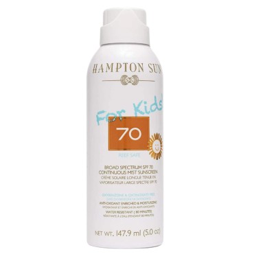 Hampton Sun SPF 70 for Kids Continuous Mist Sunscreen, 5 oz