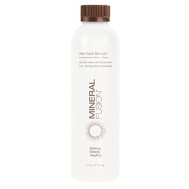 Mineral Fusion Nail Polish Remover, Acetone-Free &...