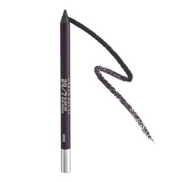 URBAN DECAY 24/7 Glide-On Waterproof Eyeliner Pencil - Long-Lasting, Ultra-Creamy & Blendable Formula - Sharpenable Tip - Smoke (Deepest Gray with Matte Finish) - 0.04 Oz