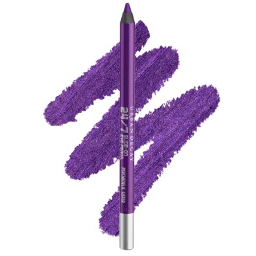 URBAN DECAY 24/7 Glide-On Waterproof Eyeliner Pencil - Long-Lasting, Ultra-Creamy & Blendable Formula - Sharpenable Tip - Psychedelic Sister (Bright Purple with Cream Finish) - 0.04 Oz