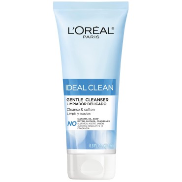 L'Oréal Paris Ideal Clean Daily Foaming Gel Cleanser, 6.8 fl. oz.