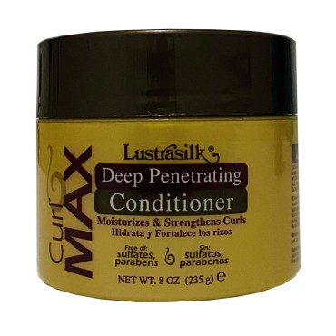 Lustrasilk Curl Max Deep Penetrating Conditioner, 8 Ounce