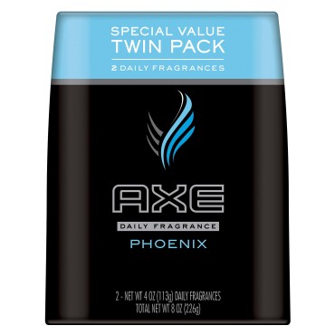 AXE Body Spray for Men, Phoenix, 4 oz, Twin Pack