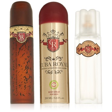 Cuba Royal | 3 Piece Gift Set ( Royal 3.3 fl.oz. E...