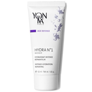 Yon-Ka Hydra No. 1 Masque (50ml) Hydrating Face Mask with Vitamin C and Aloe Vera, Overnight Anti-Aging Treatment, Normal to Dry Skin, Paraben-Free