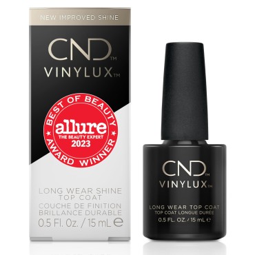 CND Top Coat Longwear Nail Polish by CND, Gel-like Shine & Chip Resistant, High Gloss, 0.5 Fl Oz