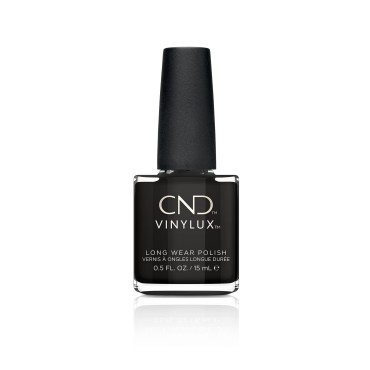 CND Vinylux Longwear Black Nail Polish, Gel-like S...