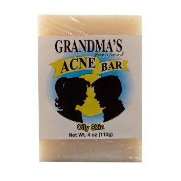 Remwood Products Co Grandma's Pure & Natural Acne Bar for Oily Skin 4 oz