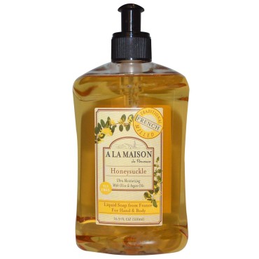 A LA MAISON Liquid Soap Honeysuckle 16.9 Ounce...