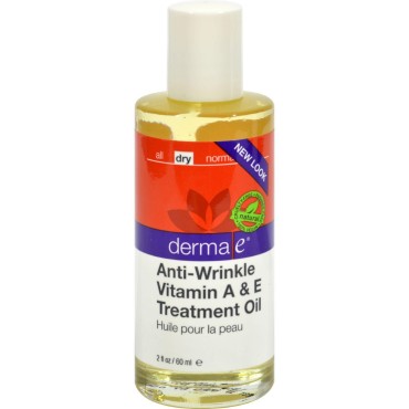 Derma E Skin Care Vitamin A with E Wrinkle Treatment Oil, 2 Ounce - 1 each.