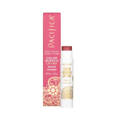 Pacifica Color Quench Lip Tint, Blood Orange, 0.15...
