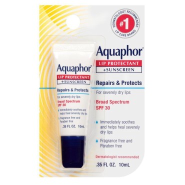 Aquaphor Lip Protectant Spf30 0.35 Ounce (6 Pieces) (10ml)