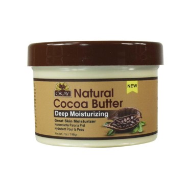 OKAY 100% NATURAL COCOA BUTTER SMOOTH 7oz/198gr