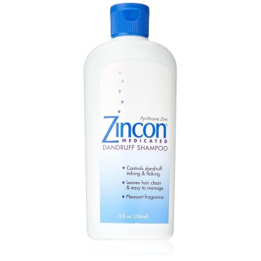ZINCON SHAMPOO Size: 8 OZ (Pack of 2)