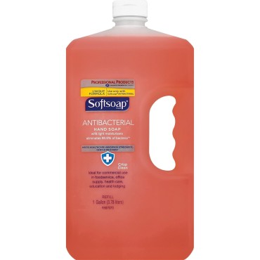 Softsoap Antibacterial Hand Soap, Crisp Clean, 1 Gallon Refill