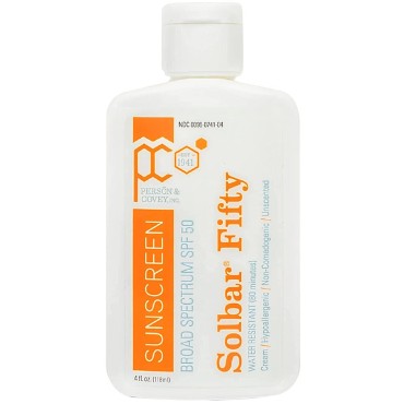 Solbar PF Sunscreen Cream SPF 50 4 oz (Pack of 2)