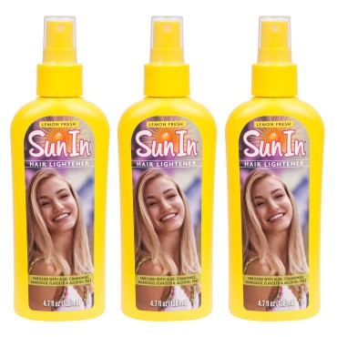 Sun-In Hair Lightener Spray Lemon Fresh 4.70 oz (Pack of 3)