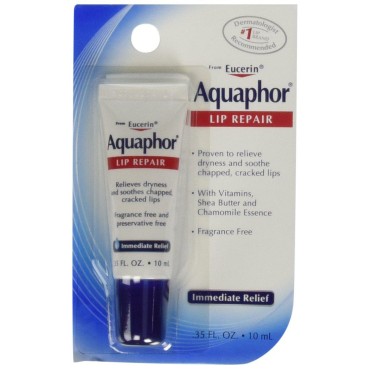 Aquaphor Lip Repair Tube Blister Card, 0.35 Ounce ...