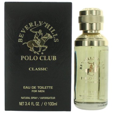 Beverly Hills Polo Club Classic by Beverly Hills Polo Club, 3.4 oz Eau De Toilette Spray for Men