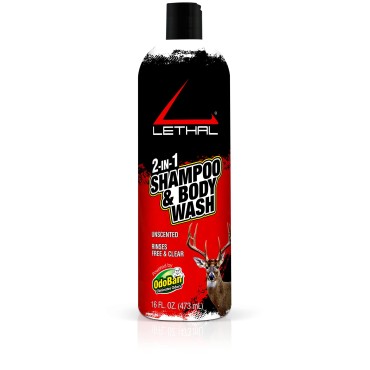 Lethal ProHunting Shampoo and Body Wash, 16-Ounce