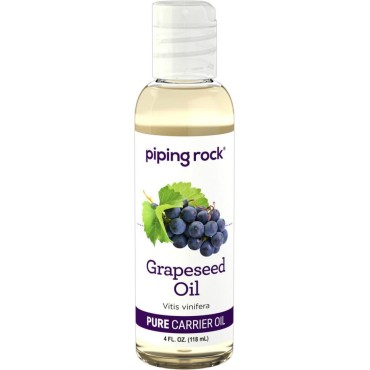 Piping Rock Grapeseed Oil for Skin | 4 oz | Moisturizes and Nourishes | Pure Carrier Oil