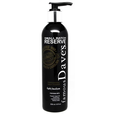 Dave’s Self Tanner Natural Light/Medium Sunless Tanning Anti-Aging Lotion. All Skin Types