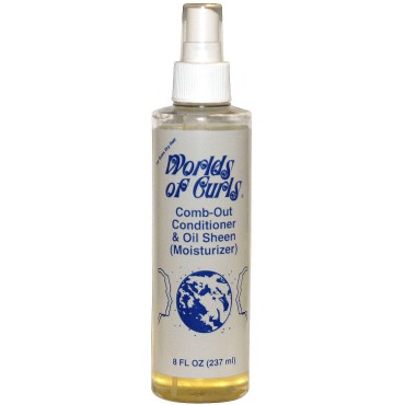 World Of Curls Worlds Of Curls Comb Out Conditioner, Regular, 8 Oz (STW21-1)