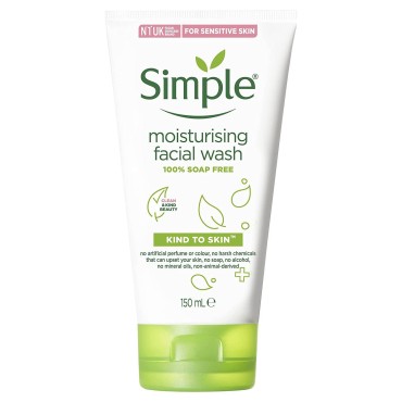 Simple Facial Wash Gel, Refreshing, 5 oz (Pack of 3)