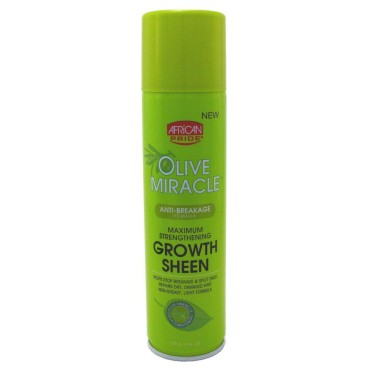 African Pride Olive Miracle Growth Sheen Spray, 8 ...