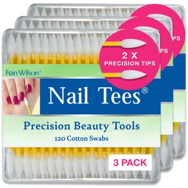 Fran Wilson NAIL TEES COTTON TIPS 120 Count (3 PAC...