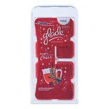 Glade Wax Melts, Apple Cinnamon Cheer, 8ct