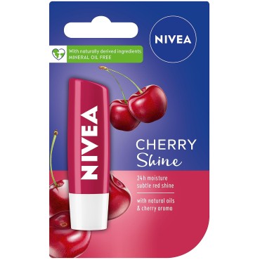 Nivea Lip Care A Kiss of Cherry Fruity Lip Care, 0.17 Ounce