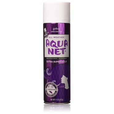 Aqua Net Extra Super Hold Professional Hair Spray Unscented 11 oz (Pack of 4)