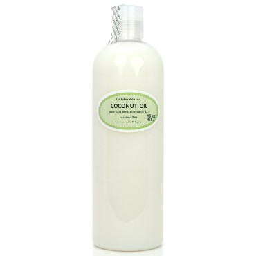 Dr Adorable - 16 oz - Coconut Oil 92 Degree - 100% Pure Natural Organic Cold Pressed