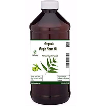 Organic Neem Oil -100% Pure Cold Pressed - 8 oz